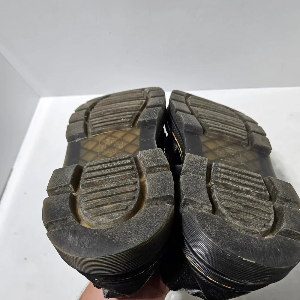 Dr. Martens Pearson Sandals Mens 14 Black Utility Strap Buckle AirWair